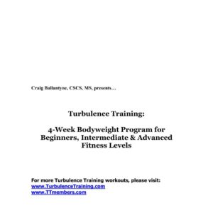 4 Week Bodyweight Program