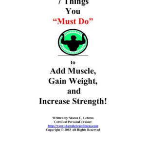7 Things You Must Do to Add Muscle